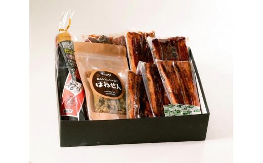 
            鰻蒲焼 5枚 バラエティセット 骨せんべい 佃煮 タレ 山椒 付き 三島うなぎ 土用丑の日 秘伝のタレ 手焼き 老舗 すみの坊 うなぎ百選店 富士山湧水 こだわりウナギ  晩ごはん 家族 惣菜
          