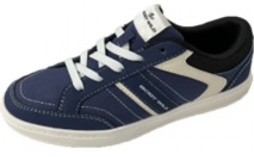 「BODY WILD」婦人用　スニーカー　 BLS 5592　（ネイビー／24.5cm）