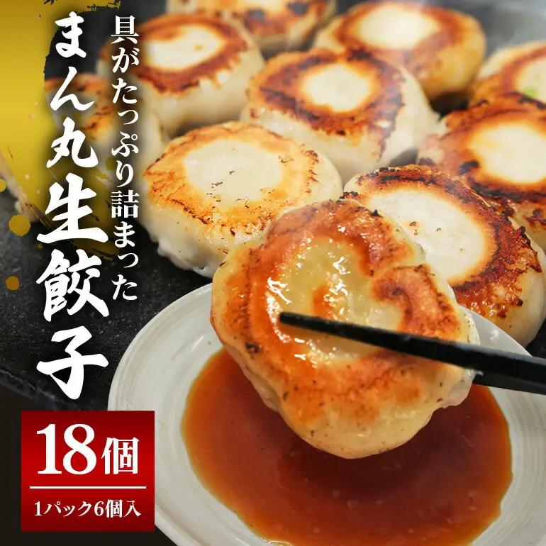 まん丸生餃子冷凍30g×18個入り（1pac 6個入り） 焼餃子 ぎょうざ 【餃子】【ho1437】