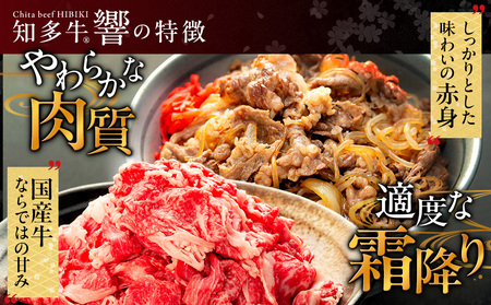 牛肉 切り落とし 400g×2P 800g  (4人前)  知多牛 響 [配送不可地域：離島]