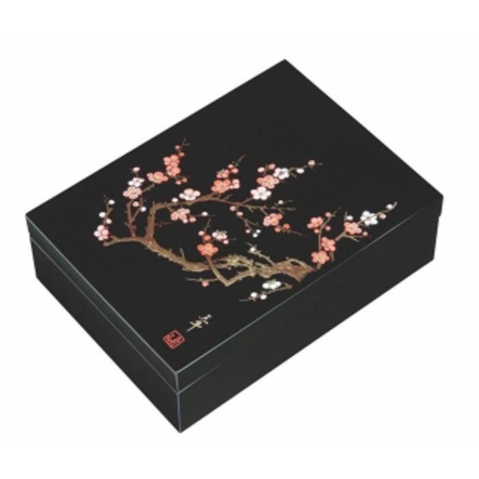 紀州漆器 合口文庫 黒 香林 A4サイズ【YG202】　CC31
