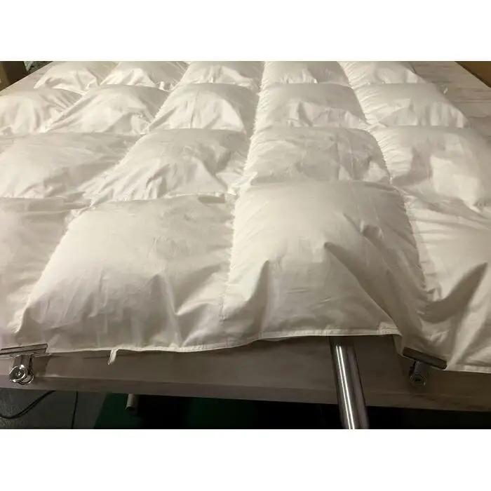 ポーランド産グース90の羽毛ふとん シングルロング 専門店のハンドメイド