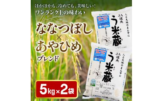北海道米う米蔵10kg(5kg×2袋)セット