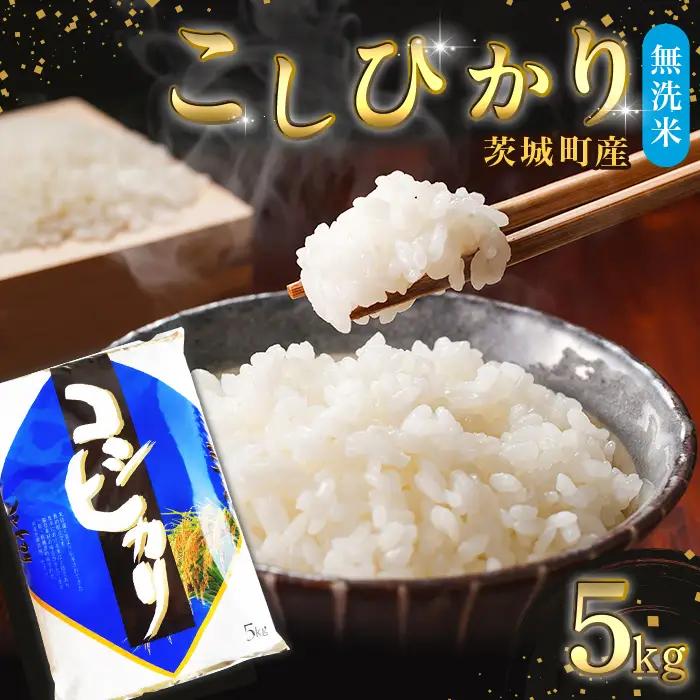 684 【令和7年産】茨城町産 無洗米 こしひかり 5kg【野口ライス】