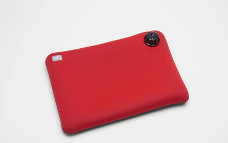 クロッツやわらか湯たんぽ/長方形タイプ レッド×ブラック_2644R-1