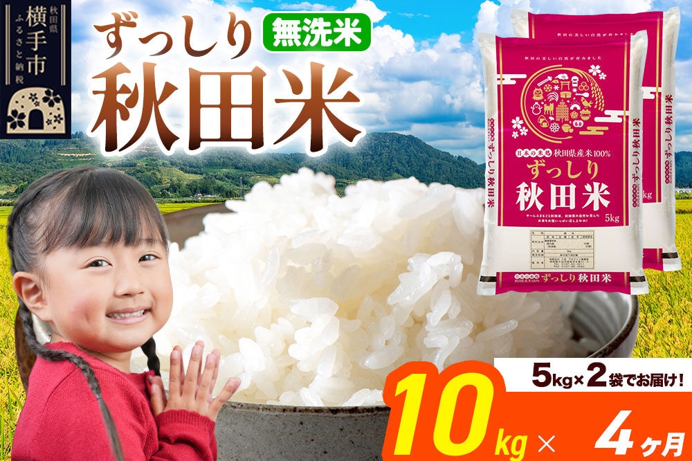
                  米《定期便4ヶ月》秋田県 横手市産 ブレンド米 令和7年産【無洗米】10kg（5kg×2袋） [米 お米 こめ 白米 無洗米 ブレンド米 小分け ご飯 ごはん 秋田県産 横手市]
                