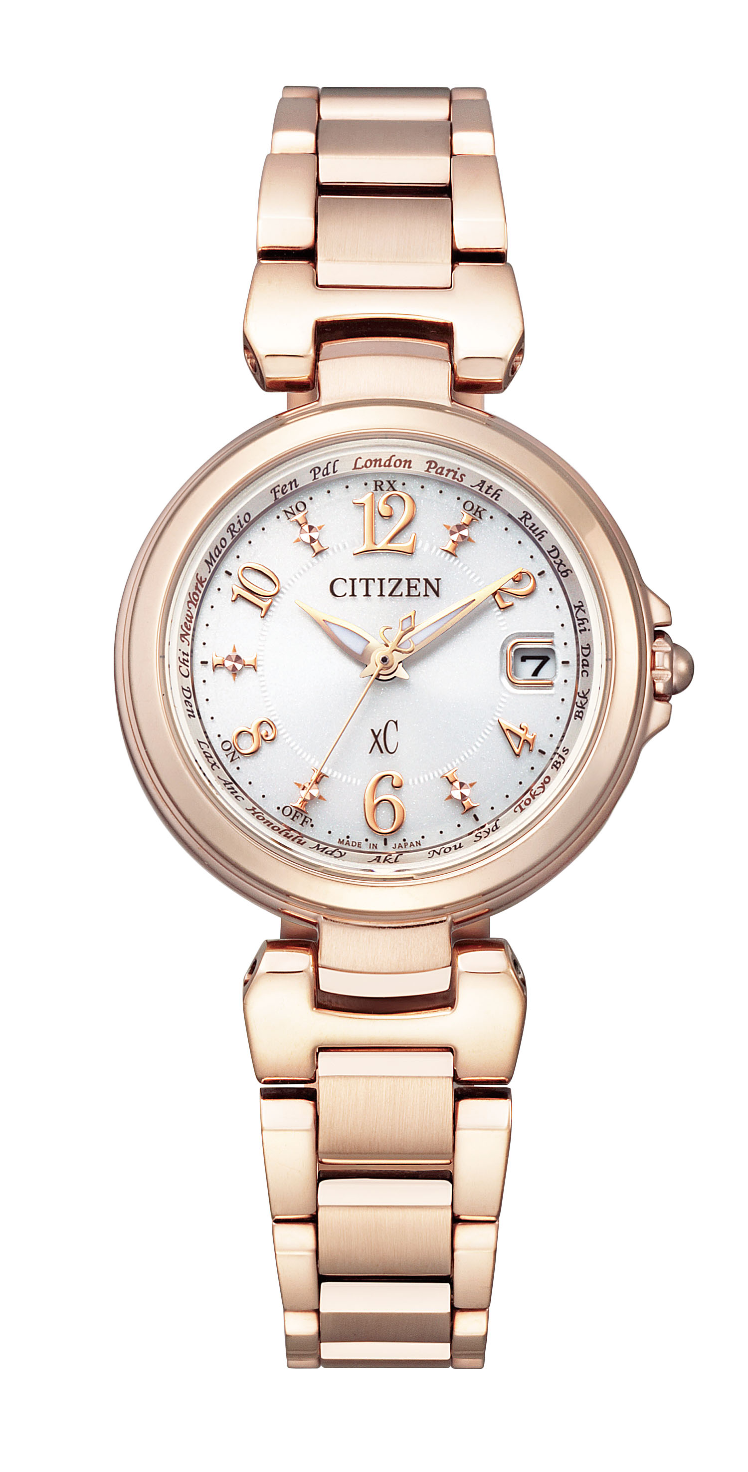 【ふるさと納税】CITIZEN 光発電 エコドライブ　レディース　時計 クロスシー　EC1037-51A