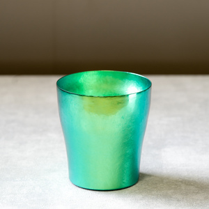 チタン二重タンブラー 玲 華チタン 若竹 250ml