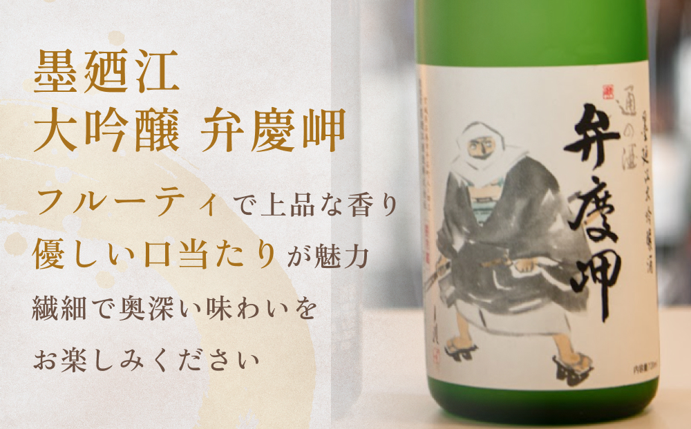日本酒 飲み比べ セット 720ml 四合瓶 3本セット（純米吟醸 弥助 ＋ 純米大吟醸 助六 ＋ 大吟醸 弁慶岬）甘口 辛口 純米酒 地酒 平孝酒造 日高見 墨廼江酒造 墨廼江 宮城 石巻 のみ比べ