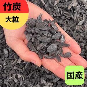 竹炭 大粒 6L 土壌改良 園芸 消臭 調湿効果｜竹炭 観葉植物 調湿 ポーラス竹炭 菌ちゃん農法 [0588]