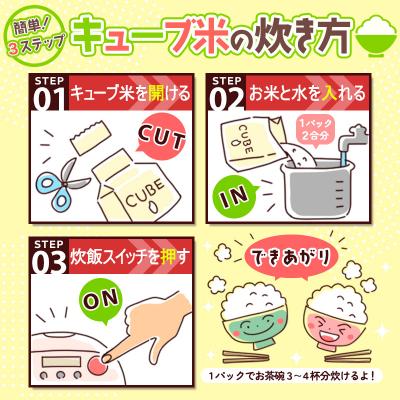 ふるさと納税 山形市 【令和7年産】山形産 無洗米キューブ米つや姫300g×60個 FZ25-895 |  | 03