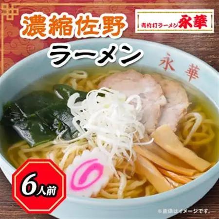 【濃縮佐野ラーメン】6人前 【離島・沖縄県不可】_ラーメン 佐野 栃木県 佐野ラーメン 名物 人気 おすすめ 送料無料 贈答 ギフト プレゼント 永華 中華 冷凍_【配送不可地域：離島・沖縄県】【10