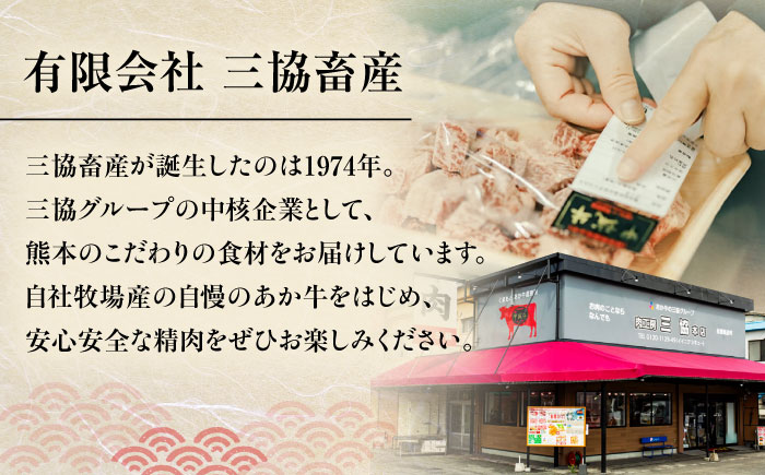 【全12回定期便】【GI認証】くまもとあか牛シンシンブロック 約300g×2枚 / 菊陽町 あかうし 熊本県 肉 にく niku ブランド 旨み 【有限会社 三協畜産】 [BHAS077]