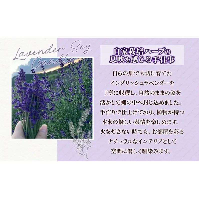 ラベンダーの透けるキャンドル 1本 ラベンダー キャンドル ろうそく アロマ ラベンダー グロッソ ユーカリ ハーブ ドライフラワー リラックス ギフト 贈り物 ハンドメイド 埼玉県 嵐山町