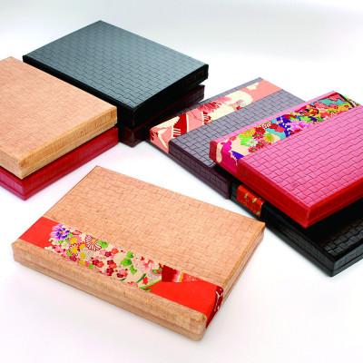 ふるさと納税 海南市 柿渋塗　四つ目箱　便せんサイズ　赤布付 |  | 01