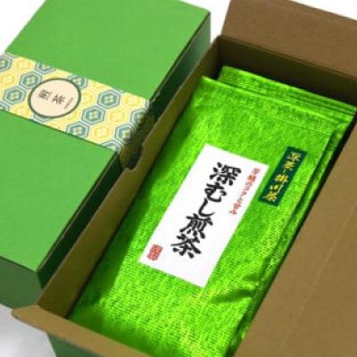 ふるさと納税 掛川市 掛川の小さな茶農家直送　農業遺産茶草場実践工場　 深蒸し掛川茶『うぐいす』80g×5袋 |  | 01