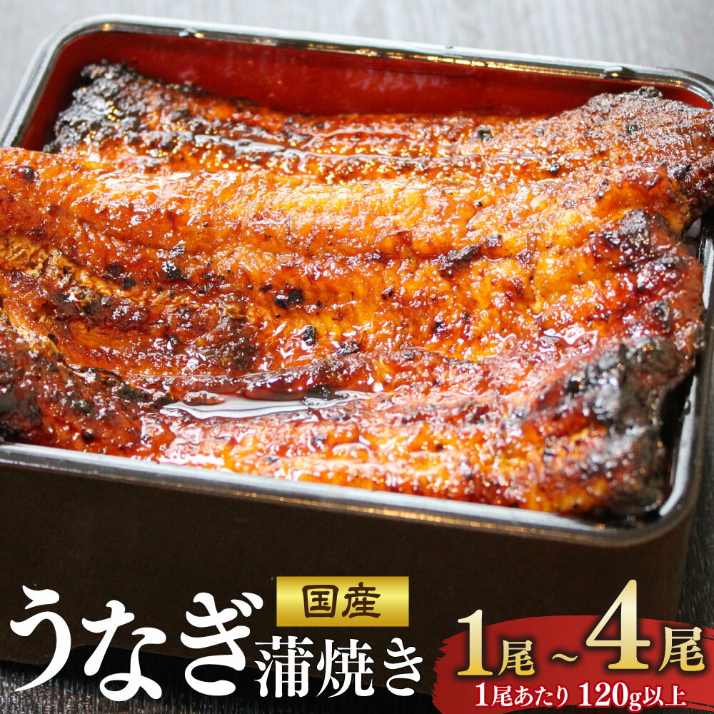 【ふるさと納税】ウナギ蒲焼き 1尾 2尾 4尾 1尾120g以上 選べる容量 国産うなぎ 国産 鰻 うなぎ ウナギ 蒲焼 魚 うな重 うな丼 鰻重 冷凍 茨城県 神栖市 送料無料
