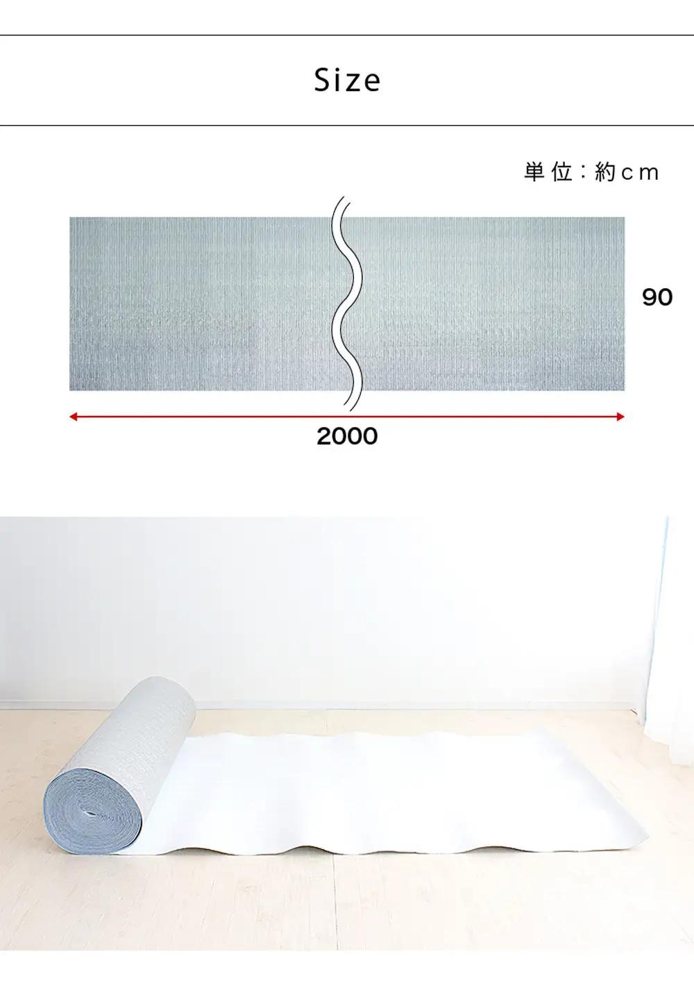 アルミシート 幅90cm×長さ2000cm 厚さ3mm BYT100959301