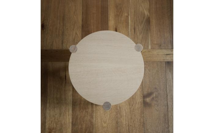 【受注生産】Side Table 04［丸］ チェリー/oil finish / テーブル サイドテーブル 机 デスク 家具 インテリア 木目調 ナチュラル おしゃれ デザイン ダイニング 寝室 / 