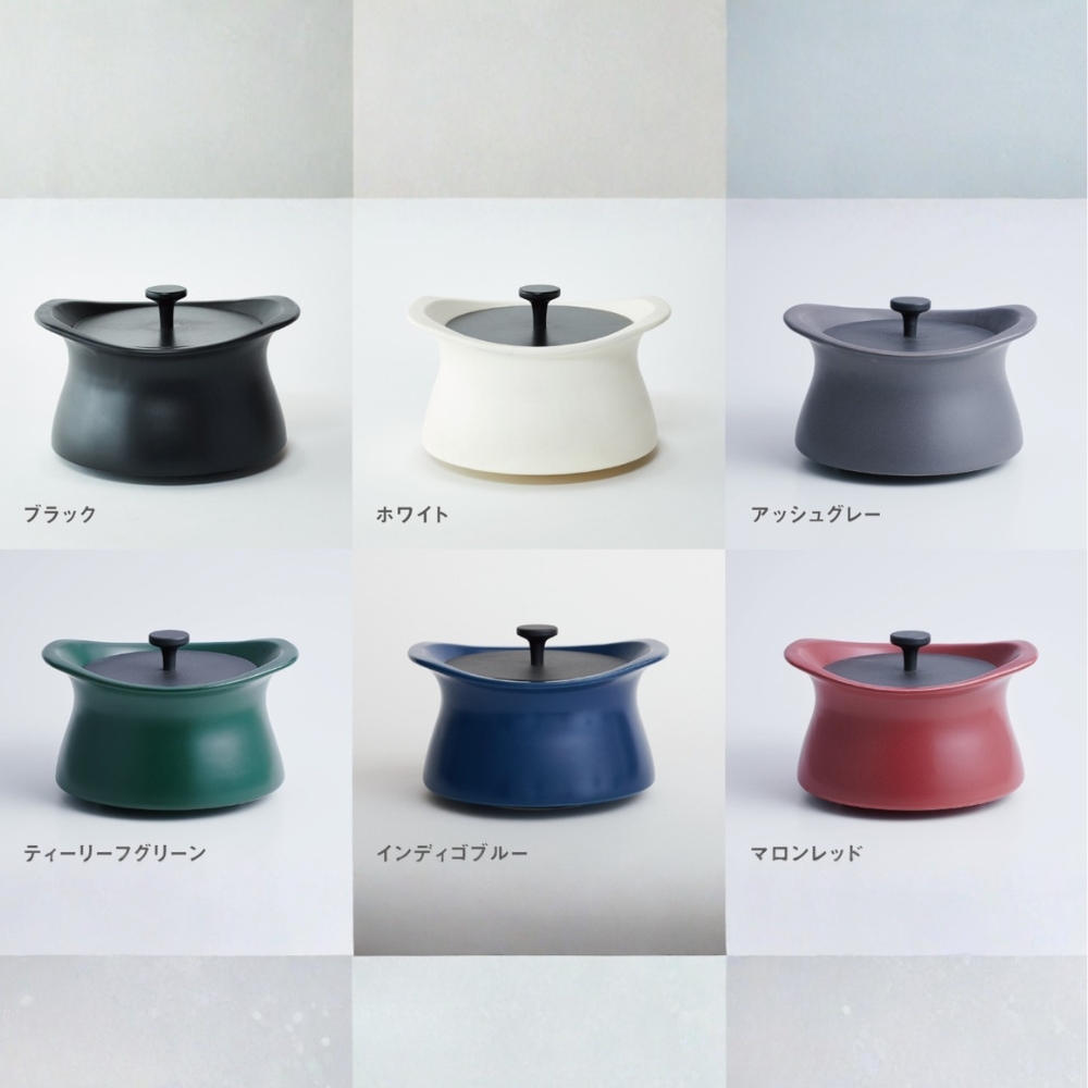 best pot（ベストポット）20cm【ブラック】四日市の名産、萬古焼と金属の新しい可能性を、切削によって実現した、全く新しい土鍋。MOLATURA