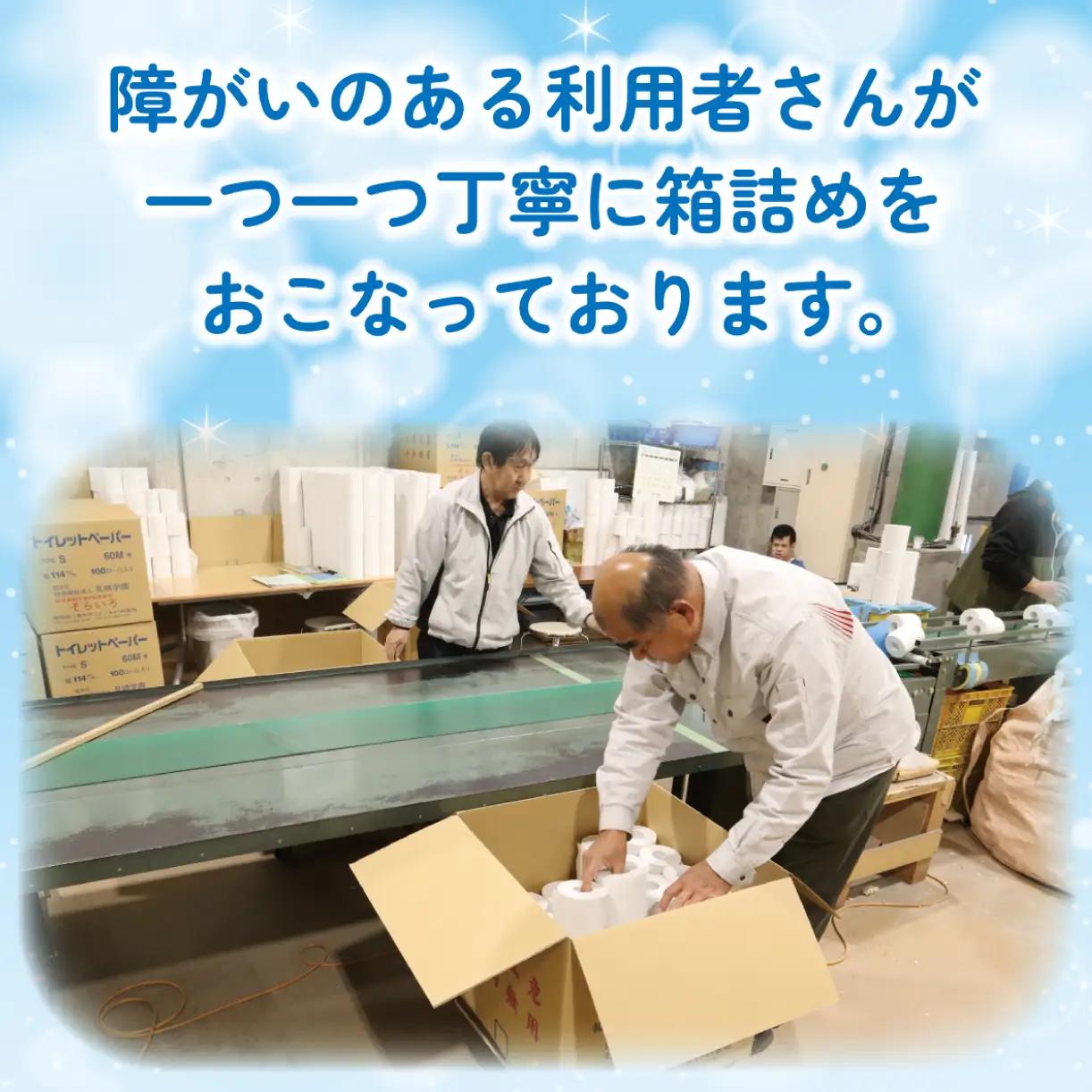 【2026年11月～順次発送】 トイレットペーパー 100ロール シングル 備蓄 防災 消耗品 生活用品 エンボス加工 社会福祉法人 見晴学園 そらいろ 静岡県 三島市