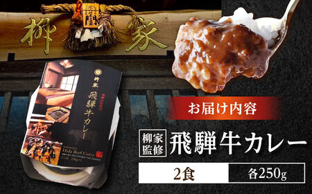 岐阜の名店・柳家 飛騨牛カレー 2人前 / カレー 飛騨牛カレー レトルト / 恵那市 / 陶ホープフル[AUFV001]