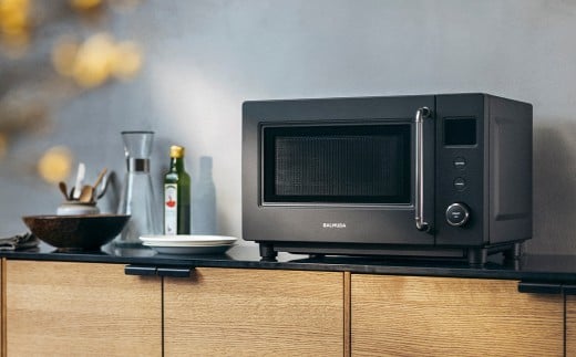 【ブラック】 BALUMUDA The Range S  KRN01JP-BK バルミューダ 電子レンジ レンジ おしゃれ コンパクト 調理道具 キッチン家電 電化製品 デザイン家電 黒 東京都 武蔵野市