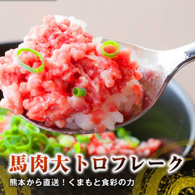 熊本直送　国産馬肉　大トロフレーク500g(宇城市)【配送不可地域：離島】【1292951】