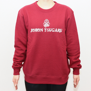 しゃこちゃんトレーナー(グレー) 1枚｜長袖 メンズ レディース ゆるきゃら 縄文 土偶 [0428]