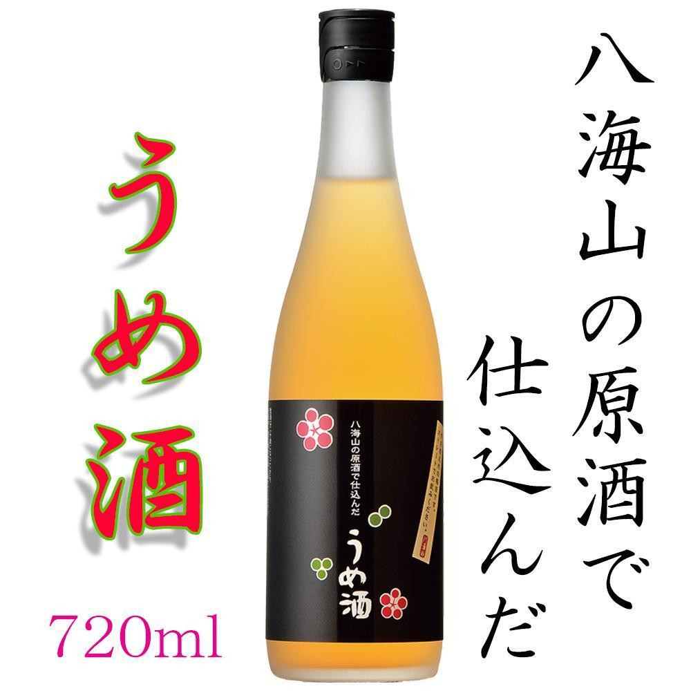 
八海山の原酒で仕込んだ「うめ酒」四合瓶（720ml）
