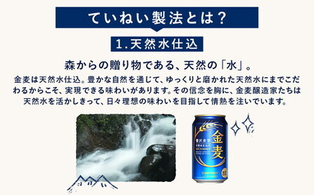 【12か月定期便】 サントリー　金麦（350ml×24本）