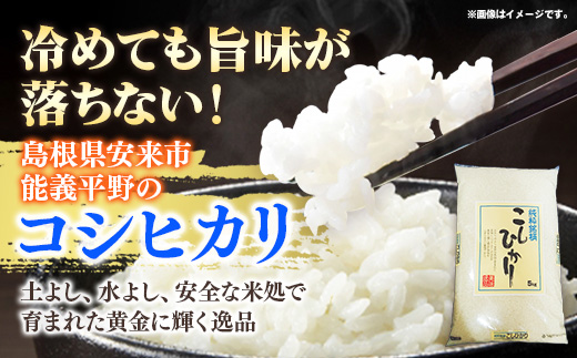 【定期便】五ツ星お米マイスター厳選 能義平野のコシヒカリ 5kg×5回 【令和7年産 5ヶ月定期便こしひかり 計25kg 精米 白米 ご飯 お米 美味しい 安心 安全 沼田米穀店 島根県 安来市】【7