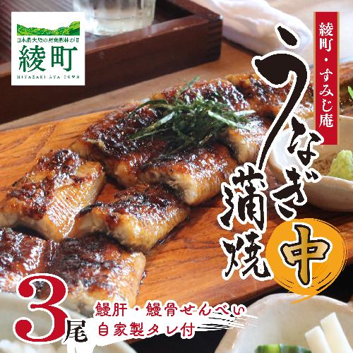 うなぎ蒲焼（中）３尾 (0065-010)