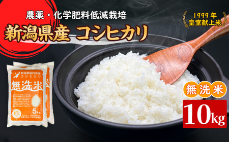 16-M101新潟県胎内市産コシヒカリ【無洗米】10kg（5kg×2袋）