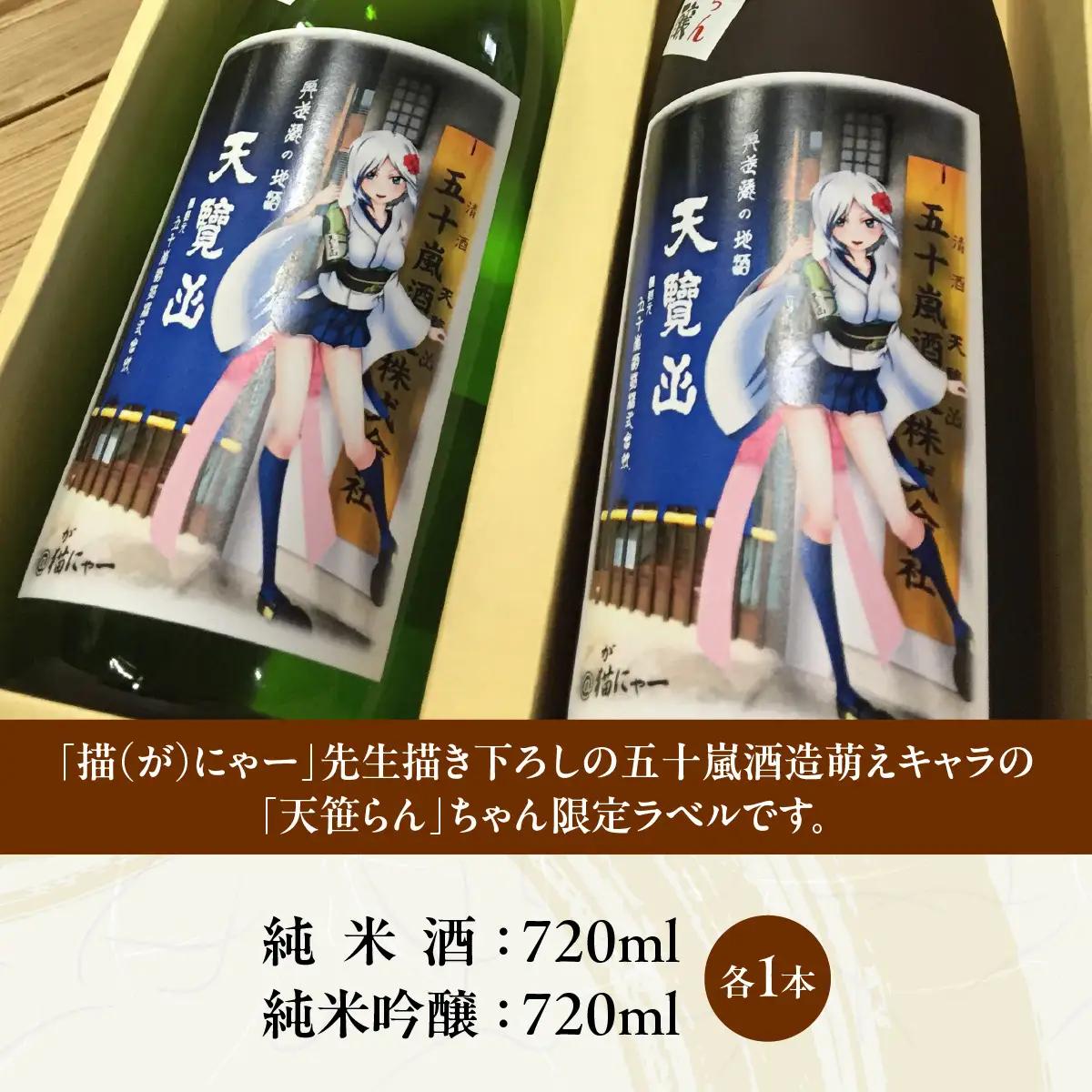 【日本酒】天覧山 「純米酒」「純米吟醸」2本セット お酒 純米吟醸酒 HNNBG002