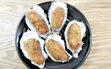 かき小屋広田湾の牡蠣フライ5個と牡蠣グラタン2個セット