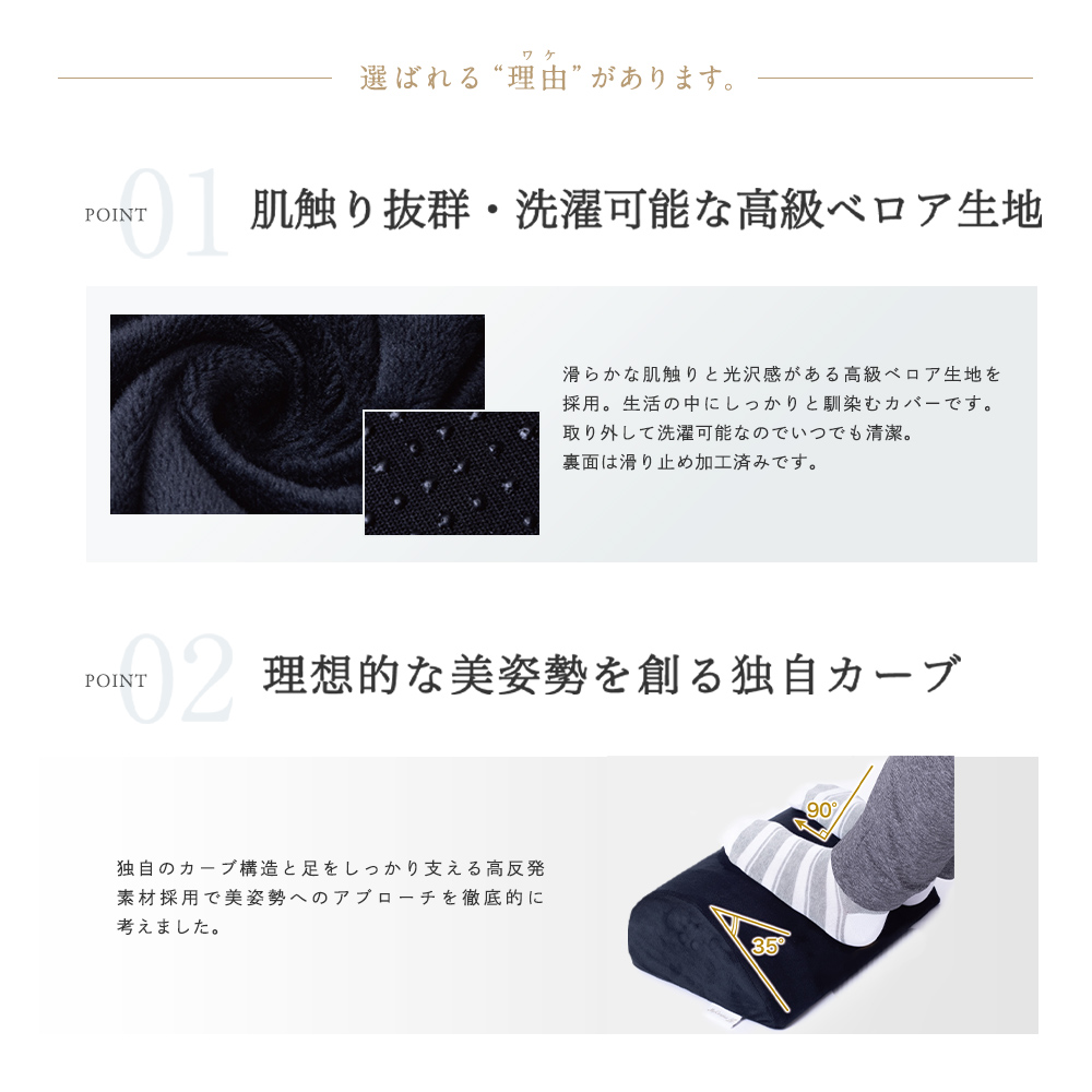 MyComfort プレミアムフットレスト 1個 グレー