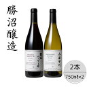 【ふるさと納税】勝沼醸造　穂坂ベーリーA・山梨甲州樽発酵2本セット ふるさと納税 ワイン 笛吹市 山梨ワイン 酒 アルコール 山梨県 記念品 お祝い 送料無料 167-043