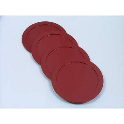 ふるさと納税 海南市 プレイスプレート4枚組　赤 |  | 01