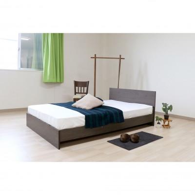 ふるさと納税 知立市 【玄関渡し】584セミダブルベッド(アッシュブラウン)体圧分散マットレス付(1946)