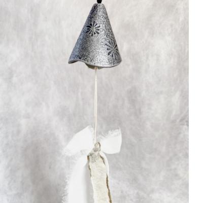 ふるさと納税 滝沢市 南部鉄器 風鈴 ウインドチャイム×リボン短冊　シルバー |  | 01