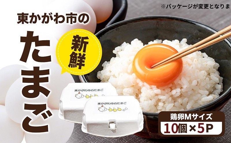 
                  [№4631-2760]東かがわ市のたまご「鶏卵Mサイズ（10個×5P）」
                