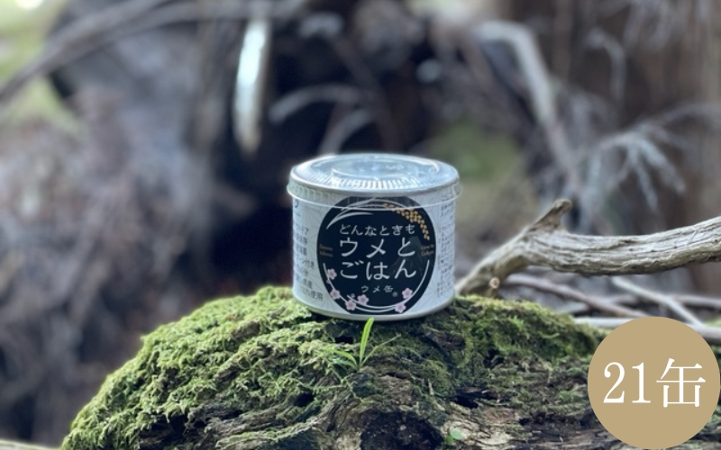 ウメ缶 どんなときもウメとごはん 21缶 |  【缶詰 防災】【ngao010A】