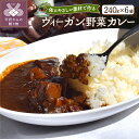 【ふるさと納税】 カレー 野菜カレー 240g×6袋 セット 無添加 レトルト 簡単調理 冷凍 健康 ヴィーガン ヘルシー k139-041