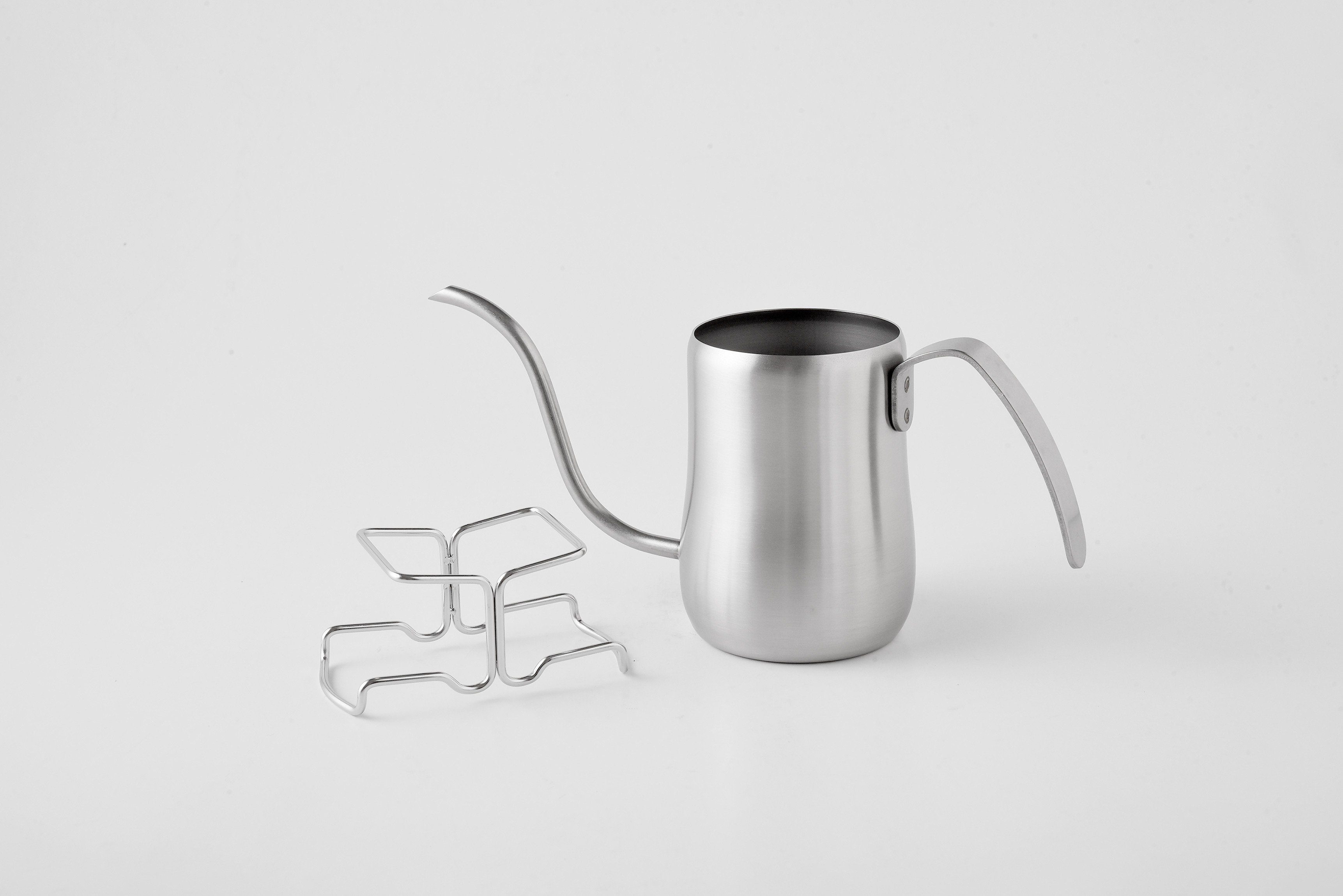 
            サエ ドリップポット (シルバー) 430ml + ワイヤードリップホルダー FC010374
          