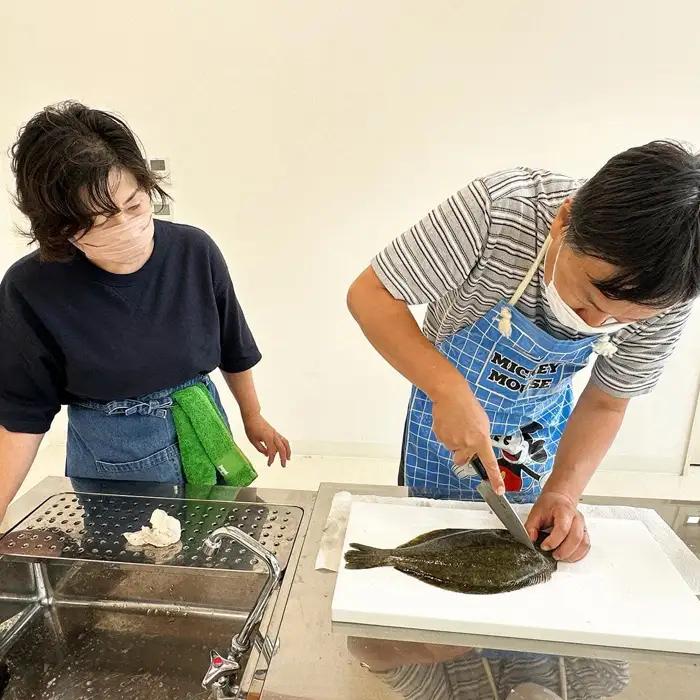 地元漁師の奥様直伝！「魚さばき体験」 ／ 笠戸ひらめ さかな 捌き方 山口県 No.171