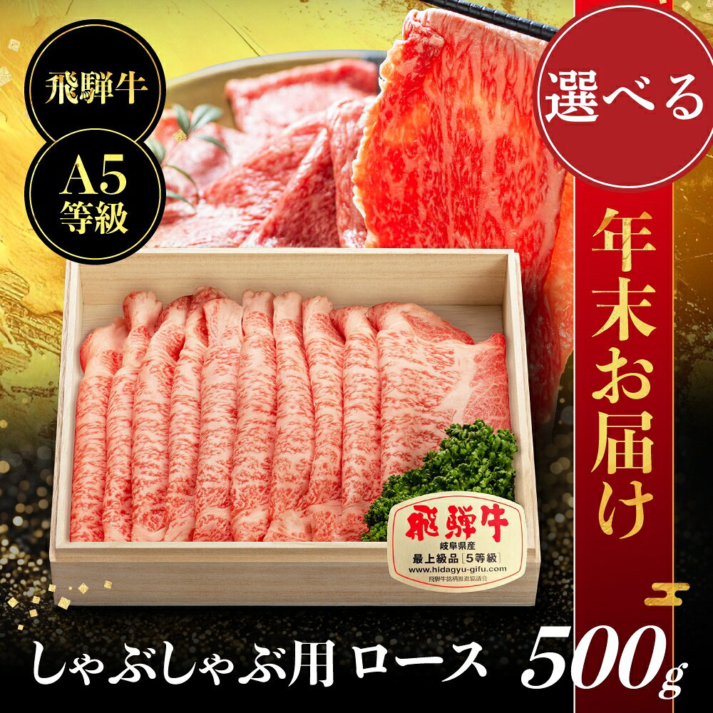 【ふるさと納税】飛騨牛 A5等級 ロース 500g しゃぶしゃぶ | 飛騨牛 ブランド牛 A5ランク ハッピープラス 飛騨高山 JQ019VP