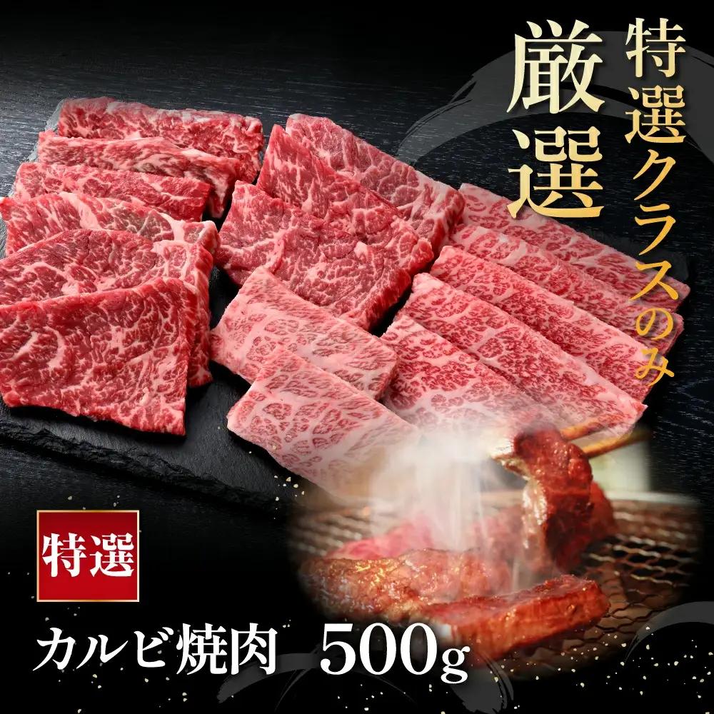 近江牛 カルビ 焼肉 500g 【BS02W】 近江牛 牛肉