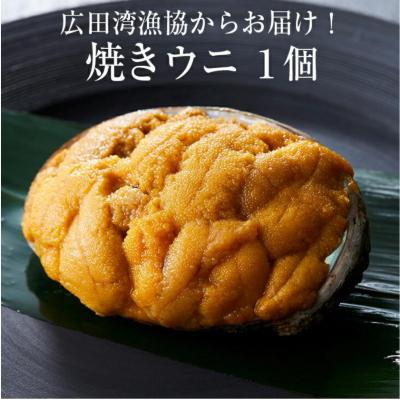 ふるさと納税 陸前高田市 焼きうに 80g×1個 [ ミョウバン不使用 ] 広田湾漁協からお届け!
