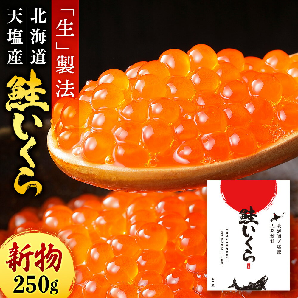 【ふるさと納税】【新物をお届け！】先行予約・醤油いくら 250g ふるさと納税 北海道